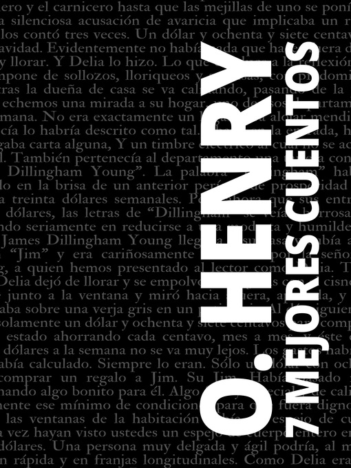 Detalles del título 7 mejores cuentos de O. Henry de O. Henry - Lista de espera